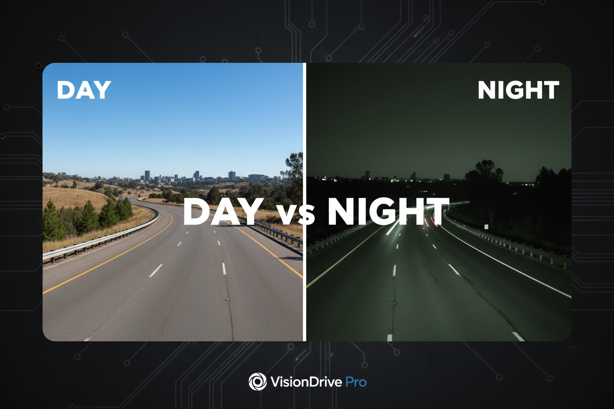 VisionDrive Pro – Dual Dash Cam 1080P WiFi